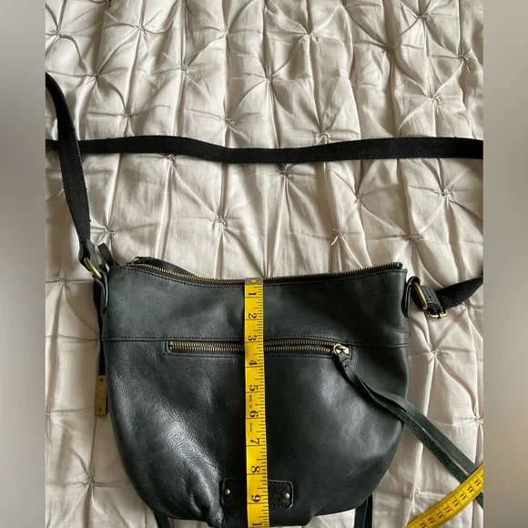 Lucky Brand saddle leather crossbody bag - Picture 10 of 12